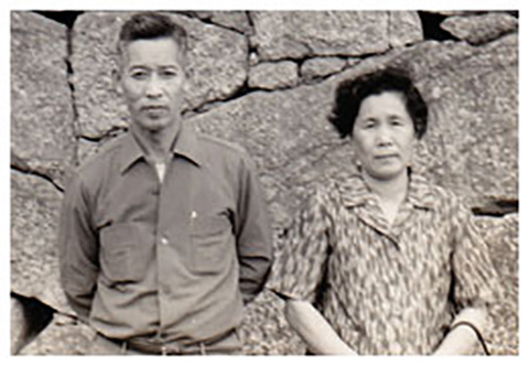 岡本清一と妻フジエ